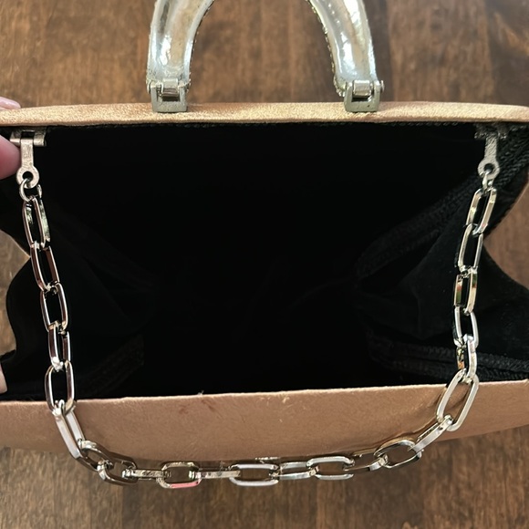 Gold and Rhinestone Clutch - Picture 4 of 10